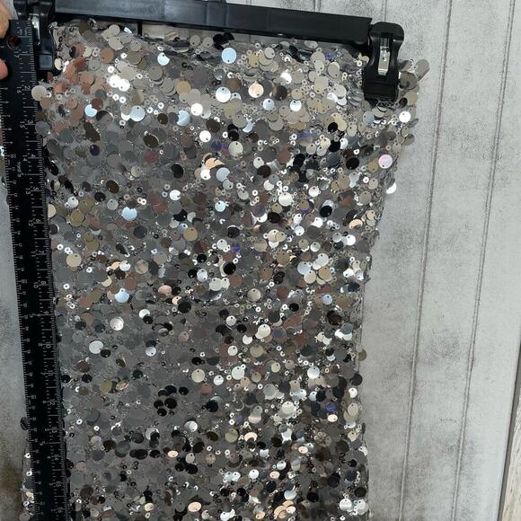 B. Darlin
Sequin Strapless Side Slit Midi Dress fairy core festival S futuristic - Picture 4 of 11